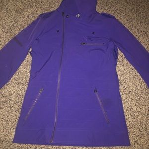 Purple racer style jacket